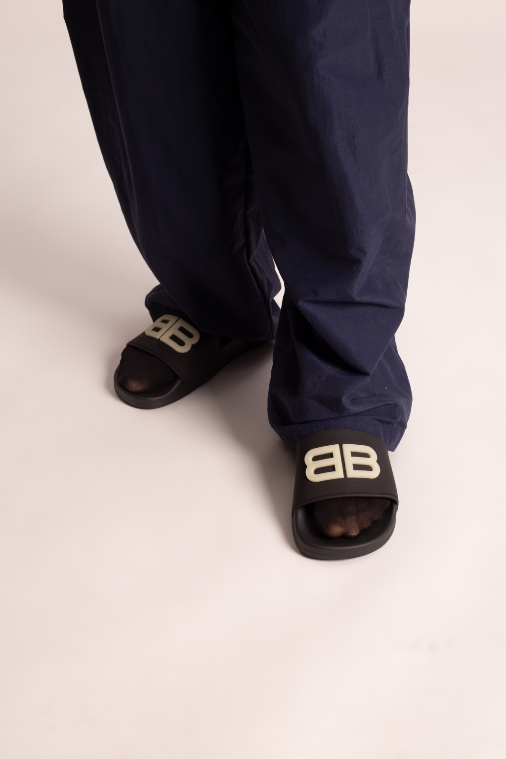 Balenciaga Slides with logo